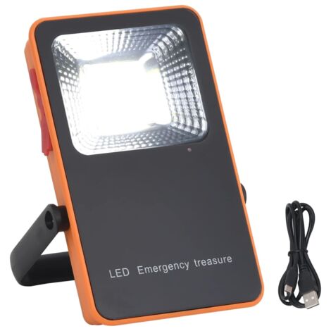 LED Floodlight ABS 5 W Cold White vidaXL