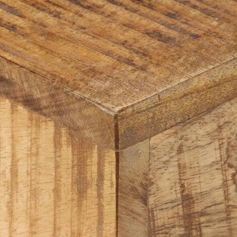 Coffee Table 68x68x41 cm Rough Mango Wood vidaXL