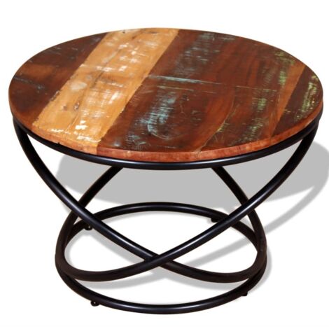 Coffee Table Solid Reclaimed Wood 60x60x40 cm vidaXL