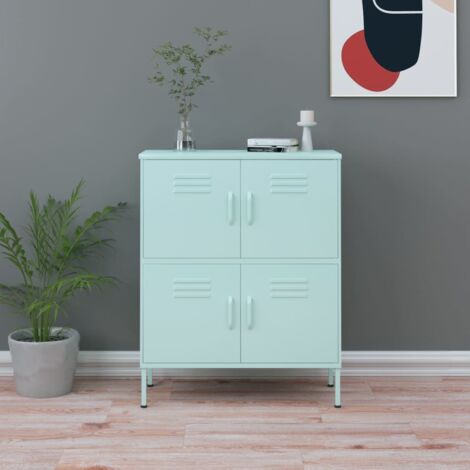 Storage Cabinet Mint 80x35x101.5 cm Steel vidaXL