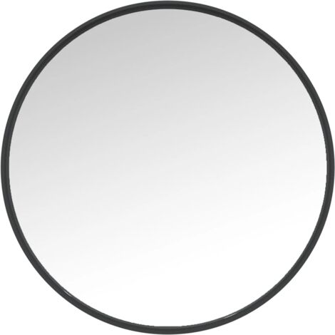 Wall Mirror Black 50 cm vidaXL