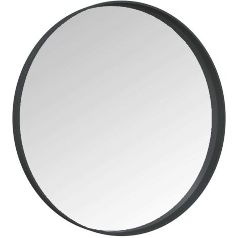 Wall Mirror Black 50 cm vidaXL