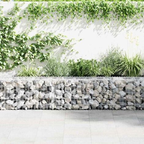 Gabion Basket Galvanised Steel 100x50x50 cm vidaXL