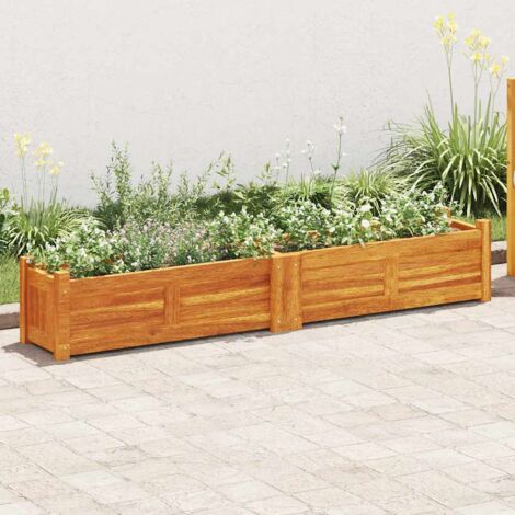 Garden Raised Bed Acacia Wood 150x30x25 cm vidaXL