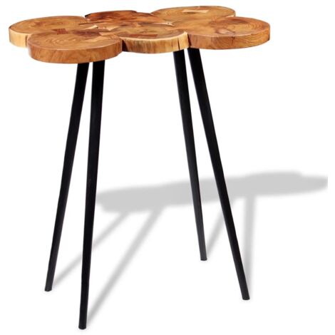 Log Bar Table Solid Acacia Wood 90x60x110 cm vidaXL (1/5)