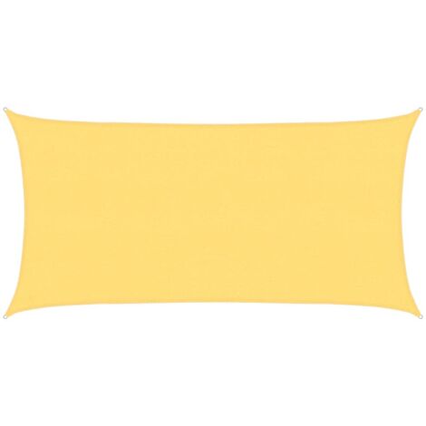 Sunshade Sail 160 g/m² Beige 2.5x4.5 m HDPE vidaXL