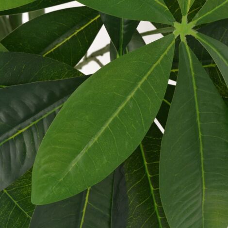 Artificial Fortune Tree Plant with Pot 85 cm Green vidaXL