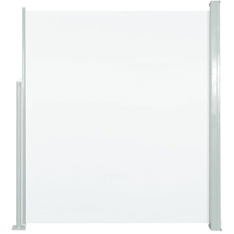 Patio Retractable Side Awning 160x300 cm Cream vidaXL