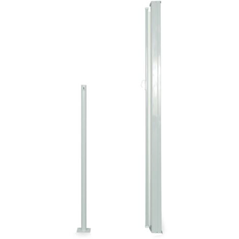 Patio Retractable Side Awning 160x300 cm Cream vidaXL