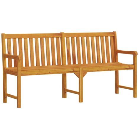 Garden benches 1-Seater 180 x 55.5 x 90 cm Solid Acacia Wood vidaXL (1/5)