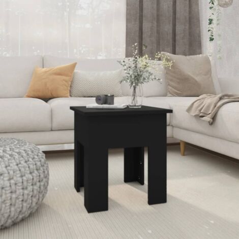 Coffee Table Black 40x40x42 cm Engineered Wood vidaXL (1/5)