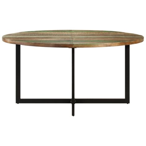 Dining Table 150x75 cm Solid Wood Reclaimed vidaXL