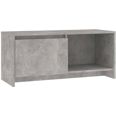TV Cabinet Concrete Grey 90x35x40 cm Engineered Wood vidaXL (1/5)