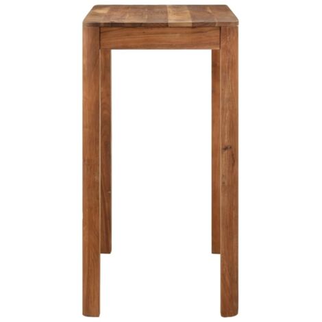 Bar Table Solid Wood Acacia with Honey Finish 110x55x106 cm vidaXL