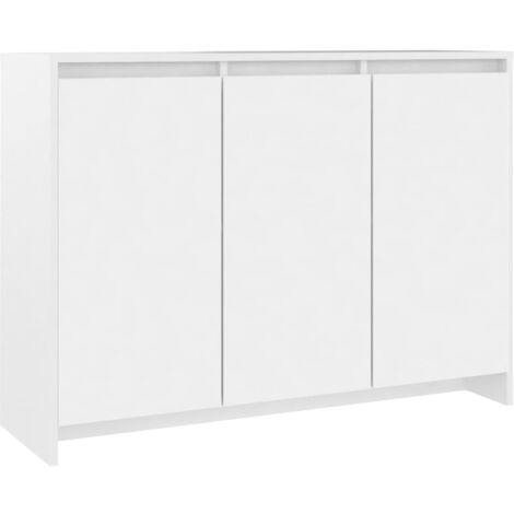Sideboard White 102x33x75 cm Engineered Wood vidaXL