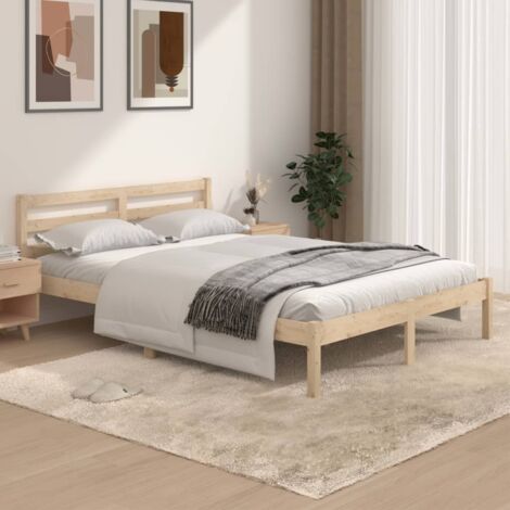 Bed Frame without Mattress 135x190cm Double vidaXL