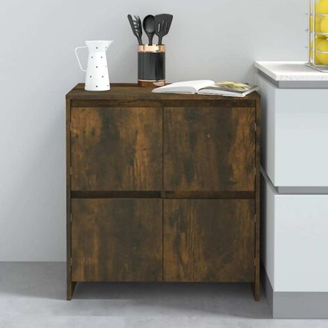 Sideboard Smoked Oak 70x41x75 cm Engineered Wood vidaXL (1/5)