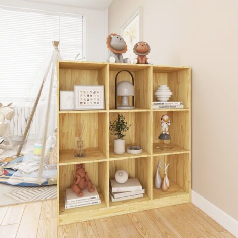 Book Cabinet/Room Divider 104x33.5x110 cm Solid Pinewood vidaXL