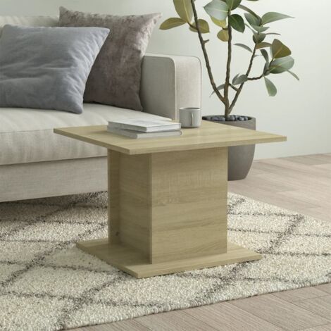 Coffee Table Sonoma Oak 55.5x55.5x40 cm Engineered Wood vidaXL