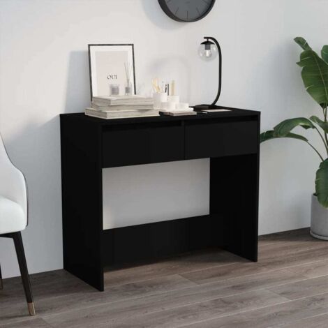 Console Table Black 89x41x76.5 cm Steel vidaXL (1/5)