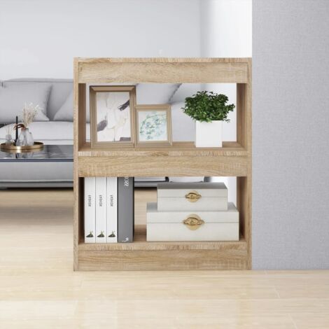 Book Cabinet/Room Divider Sonoma Oak 60x30x72 cm vidaXL (1/5)