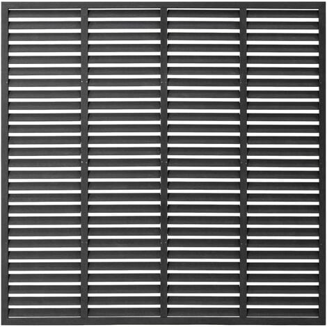 vidaXL Louver Fence WPC 180x180 cm Grey - Grey