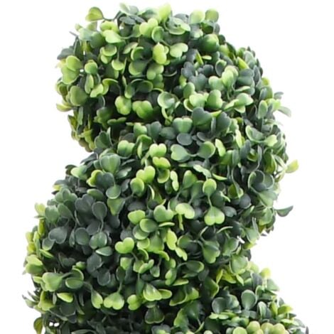 Artificial Boxwood Spiral Plant with Pot Green 59 cm vidaXL