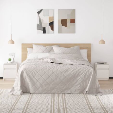 Bedside Cabinet White 40x31x50 cm Solid Pinewood vidaXL (1/5)