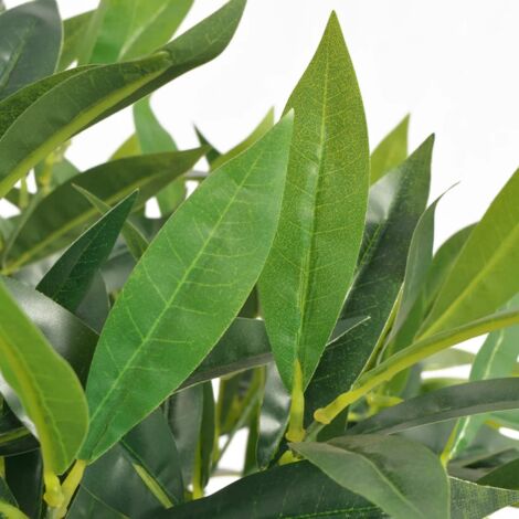 Artificial Bay Tree Plant with Pot 125 cm Green vidaXL