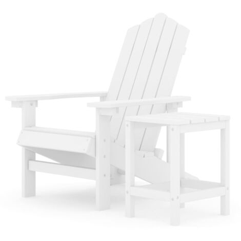 Garden Chair  White  HDPE (High Density Polyethylene)  One Size vidaXL