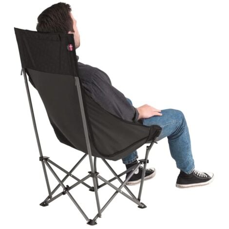 Folding Camping Chair Emilio Black Outwell