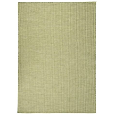 Outdoor Flatweave Rug 160x230 cm Green vidaXL (1/5)