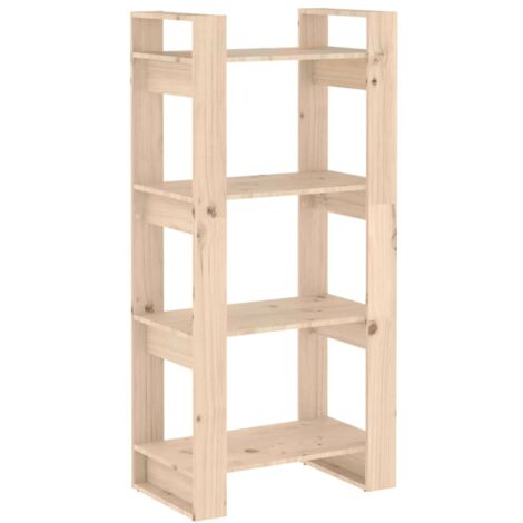 Book Cabinet/Room Divider 60x35x125 cm Solid Wood vidaXL