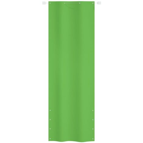 Balcony Screen Light Green 80x240 cm Oxford Fabric vidaXL