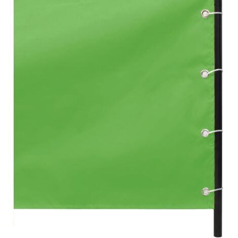 Balcony Screen Light Green 80x240 cm Oxford Fabric vidaXL