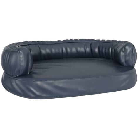 Faux leather clearance dog bed