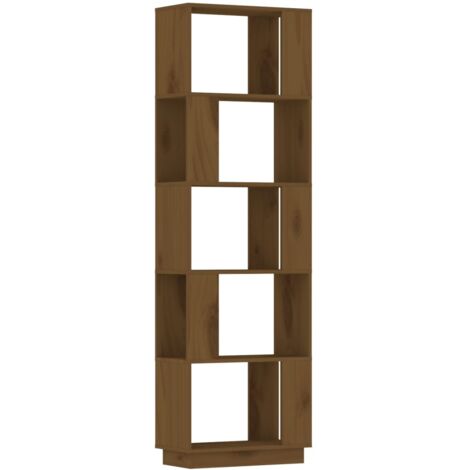Book Cabinet/Room Divider Honey Brown 51x25x163.5 cm Solid Wood vidaXL