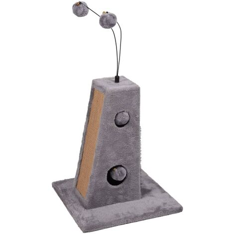 Cat Scratching Tree Lara 35x35x68 cm Grey FLAMINGO