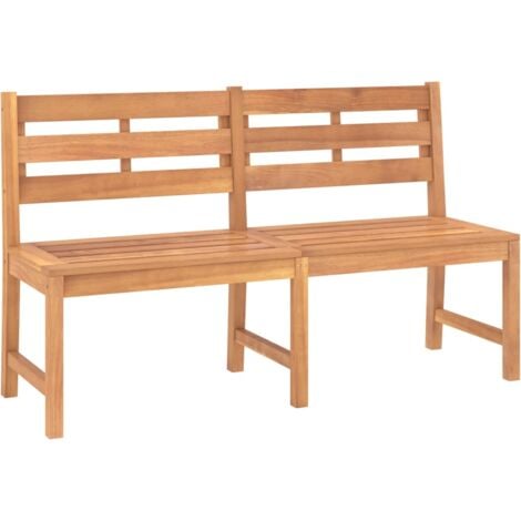 Garden Bench 150 cm Solid Teak Wood vidaXL