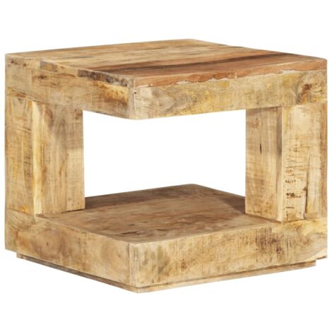 Coffee Table 45x45x40 cm Solid Wood Mango vidaXL (1/5)