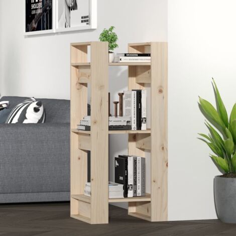 Book Cabinet/Room Divider 41x35x91 cm Solid Wood Pine vidaXL