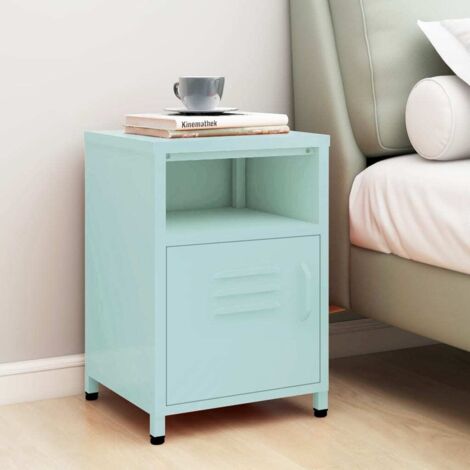 Nightstand Mint 35x35x51 cm Steel vidaXL