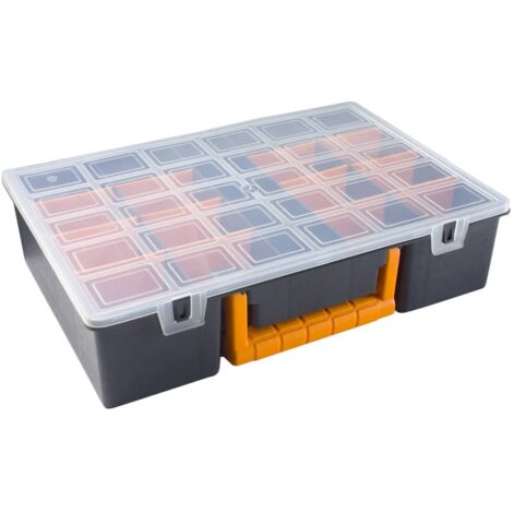 Assortment Boxes 2 pcs with Removable Dividers 360x250x85 mm PP vidaXL (1/5)