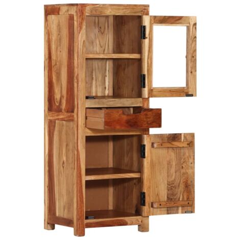 Highboard 40x34x110 cm Solid Wood Acacia vidaXL