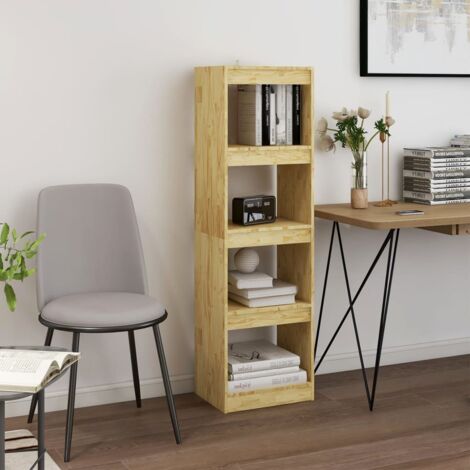 Book Cabinet Room Divider 40x30x135.5 cm Pinewood vidaXL