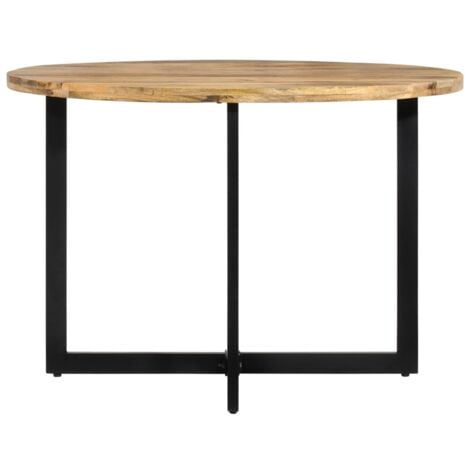 Dining Table 110x75 cm Solid Wood Mango vidaXL