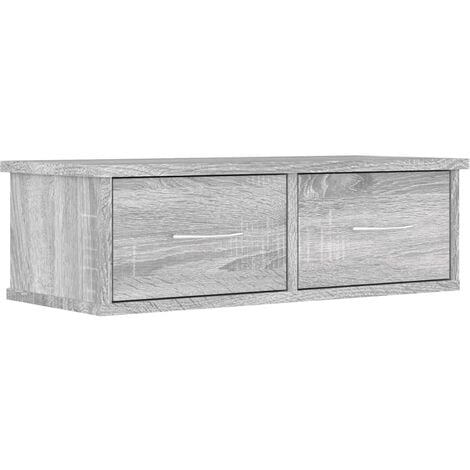 Wall Cabinet Grey Sonoma 60x26x18.5 cm Engineered Wood vidaXL