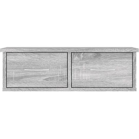 Wall Cabinet Grey Sonoma 60x26x18.5 cm Engineered Wood vidaXL