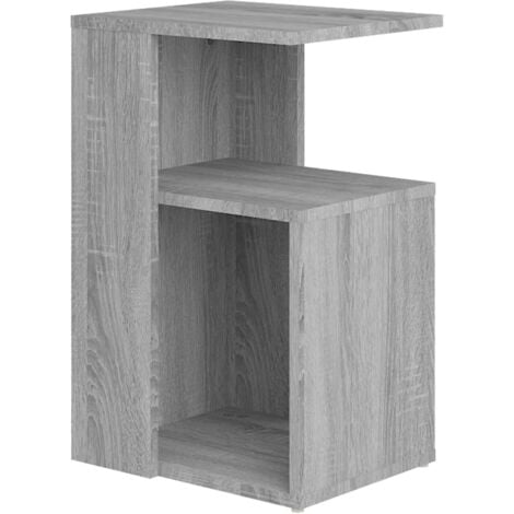 Side Table Grey Sonoma 36x30x56 cm Engineered Wood vidaXL