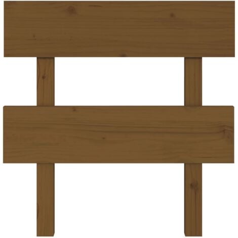 Bed Headboard Honey Brown 103.5x3x81 cm Solid Wood Pine vidaXL